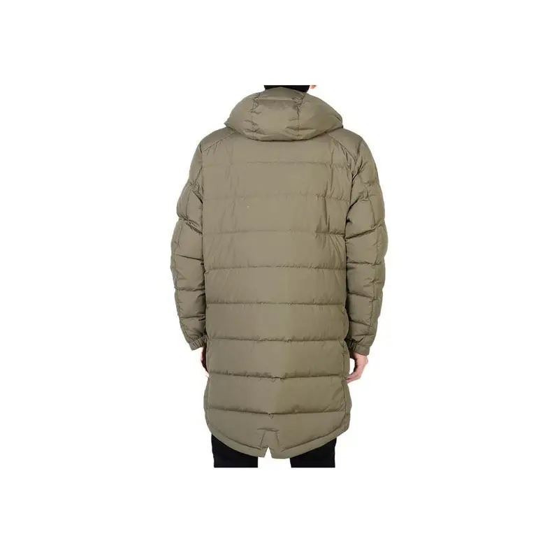 Giacca a vento calda casual sportiva a maniche lunghe imbottita in piumino da uomo capispalla kaki 807394-222 XL miniatura 4