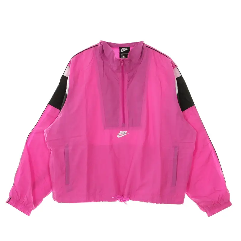 Giacca a Vento Corta Donna Sportswear Heritage Jacket Fire Pink/black/white/white