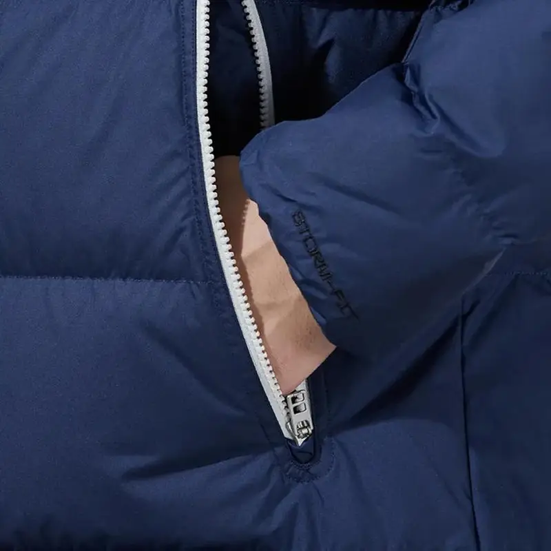 Giacca a Vento Imbottita con Cerniera e Stampa Logo Nike da Uomo Capispalla Blu DV0756-410 M miniatura 2