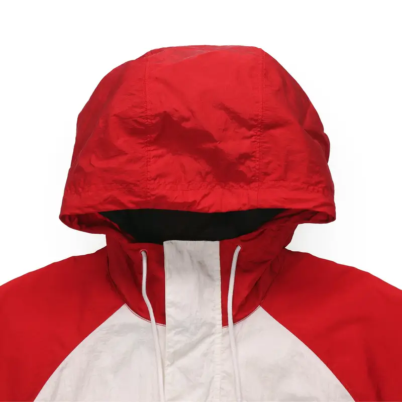 Giacca a Vento Nike Sportswear Swoosh Color Block Primavera Giacca da Uomo Rossa CJ4889-657 M miniatura 3