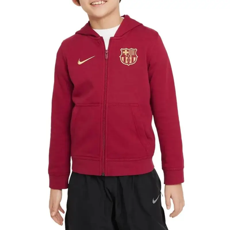 Giacca a vento per bambini FC Barcelona Sportswear 2025/26 Rouge