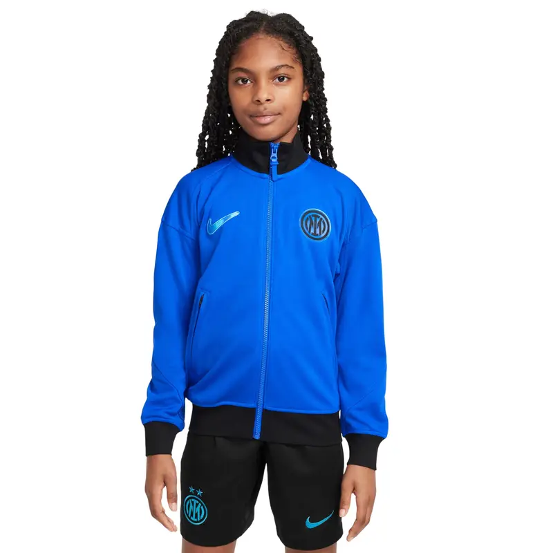 Giacca a vento per bambini Inter Milan Academy Pro 2025/26 Bleu