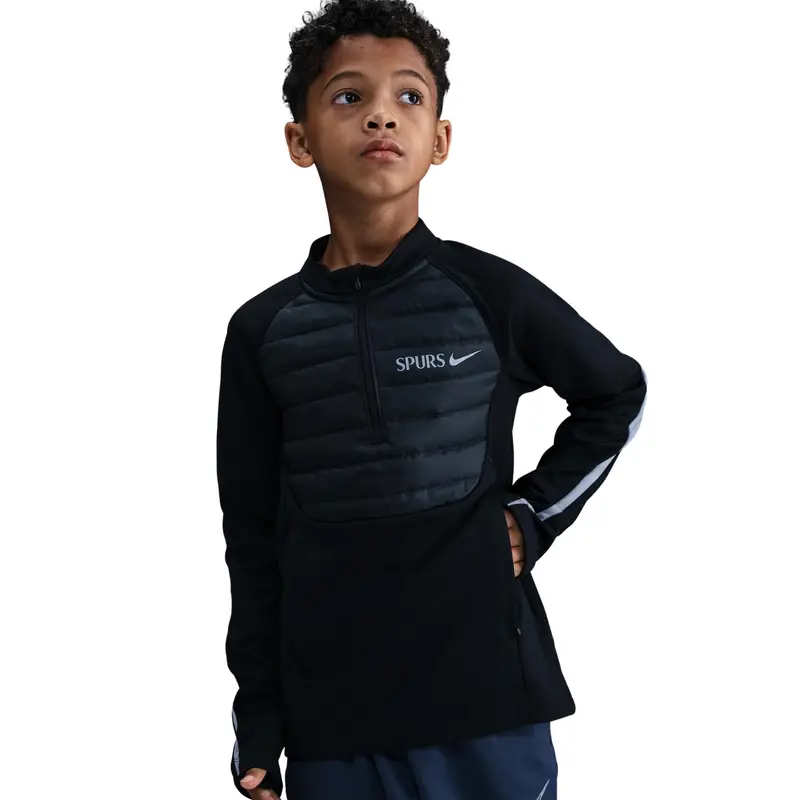 Giacca a vento per bambini Tottenham Ademy Warrior Noir