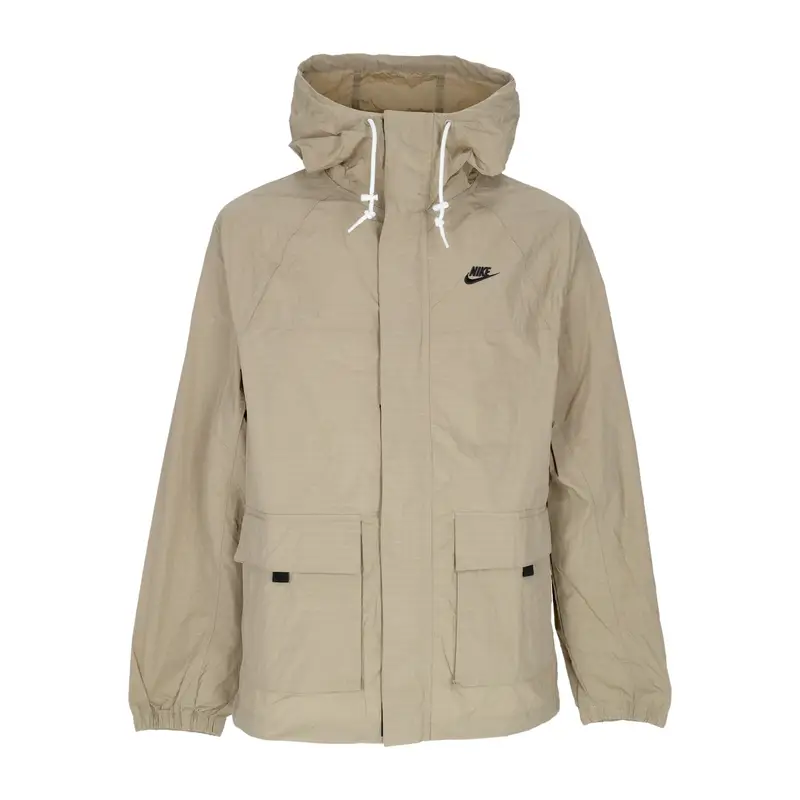 Giacca a Vento Uomo Sportswear Club Bandon Jacket Khaki/black