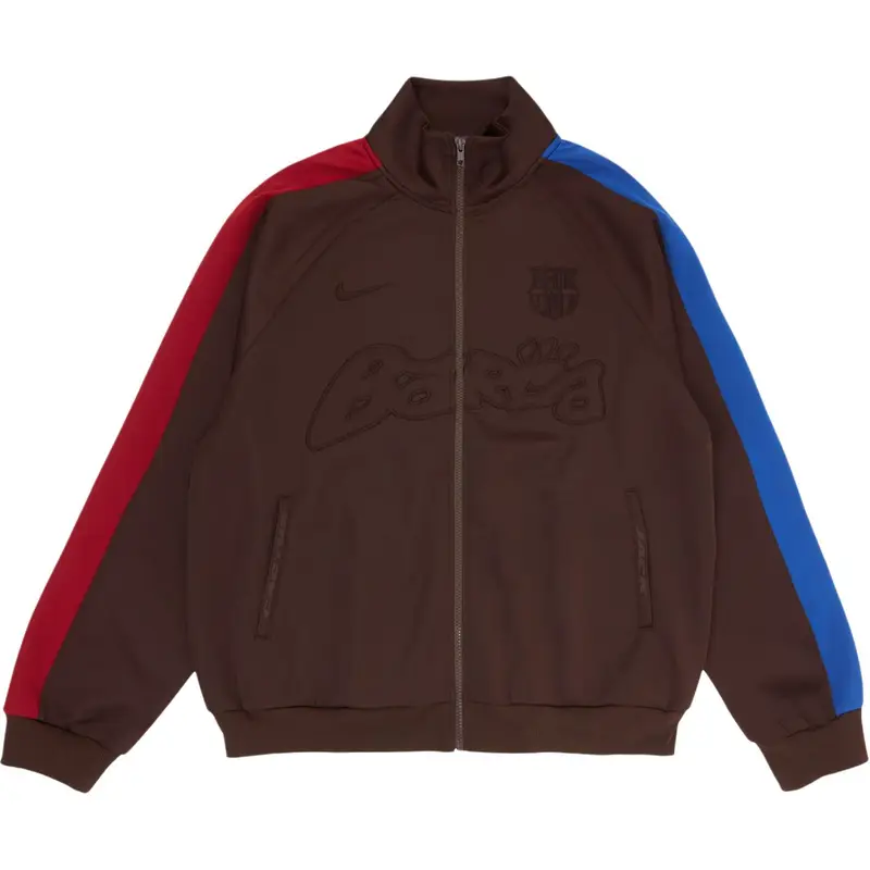 Giacca Anthem Retro con Zip Nike FC Barcelona x Cactus Jack Marrone Unisex Capispalla FQCJ-WNJ01 XXL