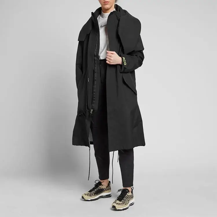 Giacca Antivento con Cappuccio Nike Lab Acg Gore-Tex da Donna Giacche Nero AR4531-010 S miniatura 4