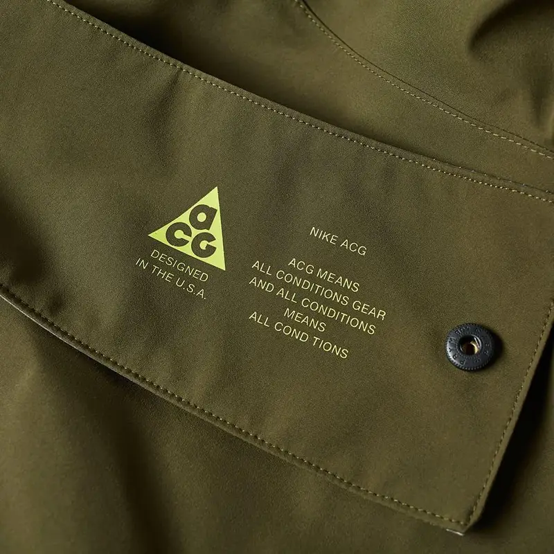 Giacca Antivento con Cappuccio Nike Lab Acg Gore-Tex da Donna Giacche Verde AR4531-395 L miniatura 3