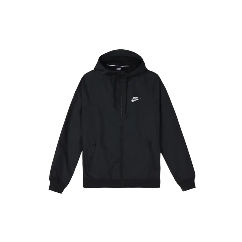 Giacca Antivento Tessuta con Cappuccio Nike Windrunner Uomo Giacche Nero 727325-010 XL