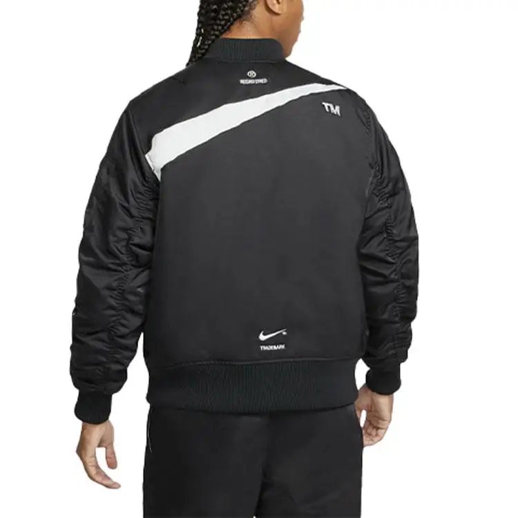 Nike Giacca Bomber Reversibile Sintetica Imbottita Uomo Nero miniatura 3