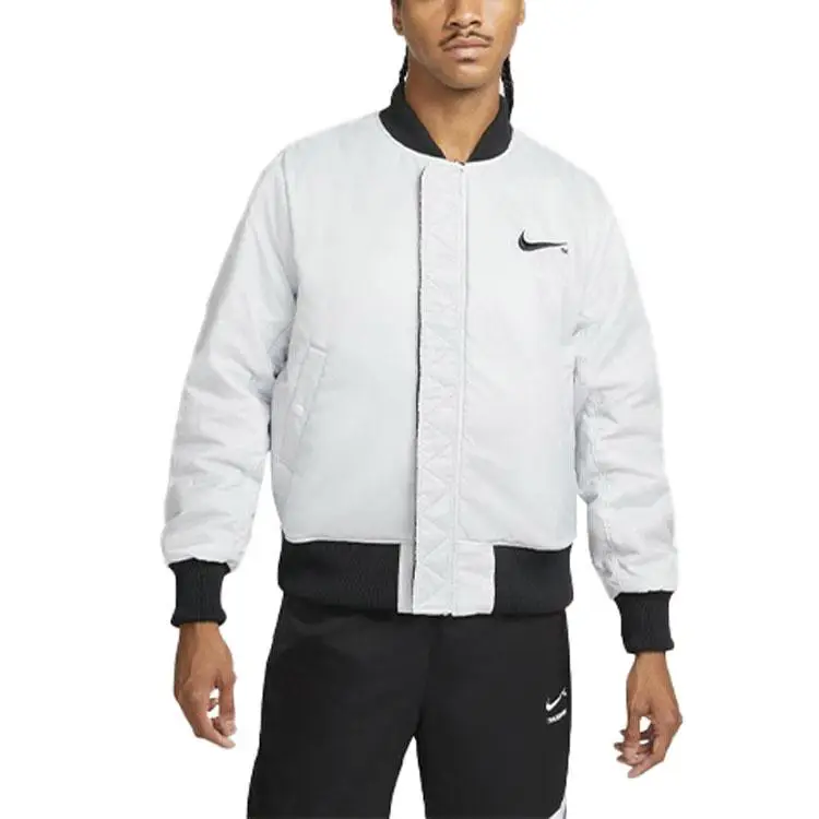 Nike Giacca Bomber Reversibile Sintetica Imbottita Uomo Nero miniatura 5