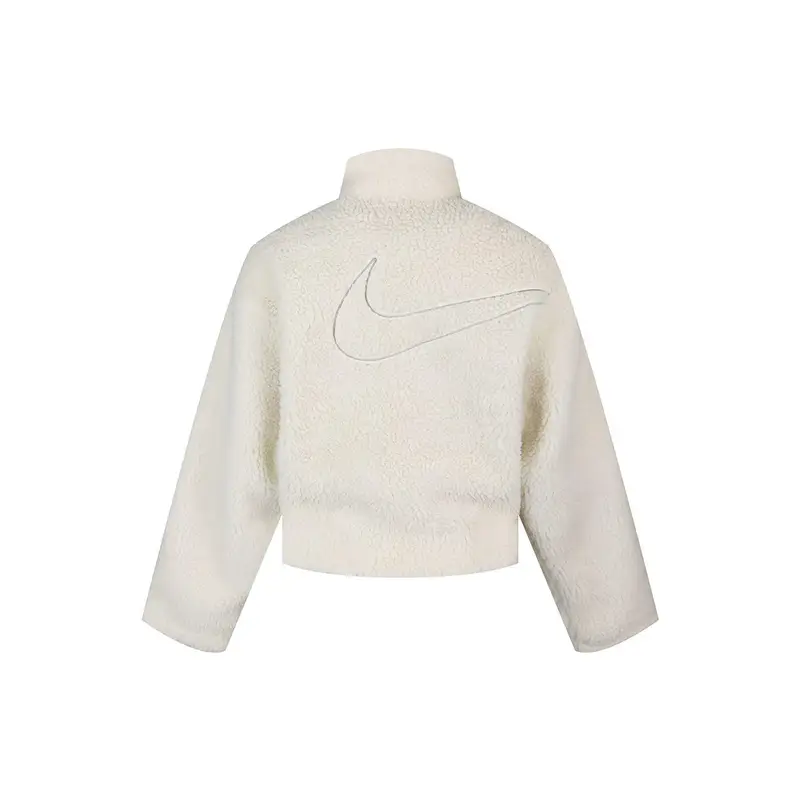 Nike Giacca Calda Sherpa Antivento Donna Bianco miniatura 2