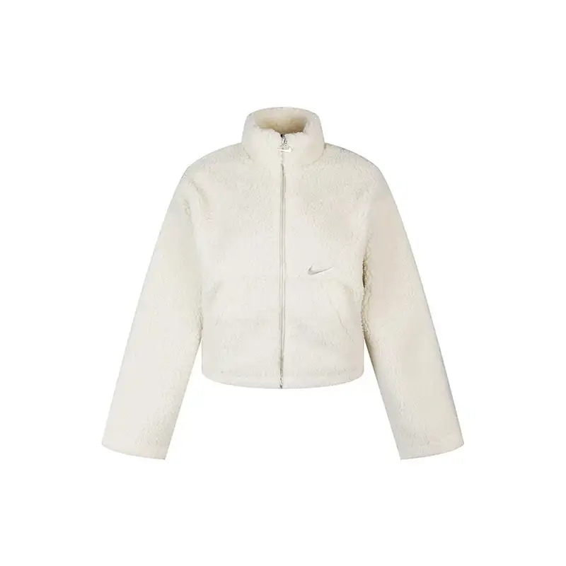 Nike Giacca Calda Sherpa Antivento Donna Bianco