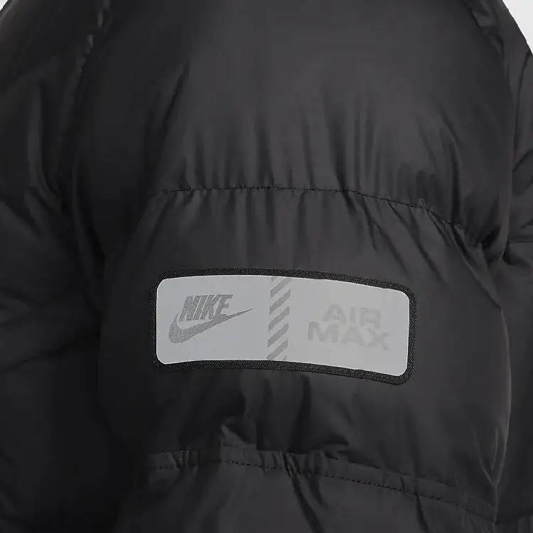 Giacca Calda Uomo Nike Sportswear Primaloft Serie Air Max Stampa Logo Windrunner Giacche Nero HF6603-010 L miniatura 2