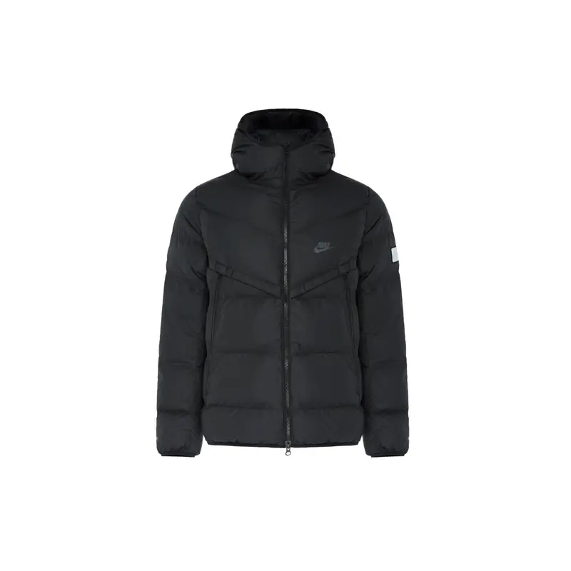 Giacca Calda Uomo Nike Sportswear Primaloft Serie Air Max Stampa Logo Windrunner Giacche Nero HF6603-010 S