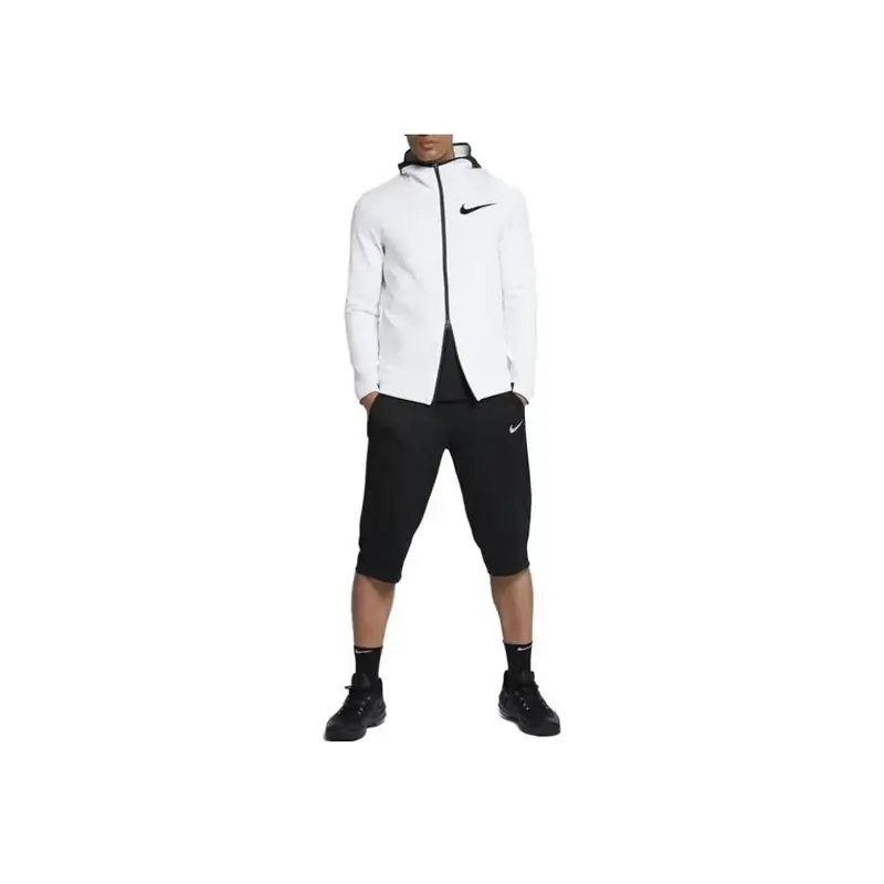 Giacca con Cappuccio e Maniche Lunghe Logo Uniforme Nike Uomo giacche Bianco 856439-100 XXL miniatura 2