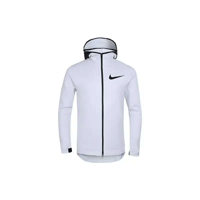 Giacca con Cappuccio e Maniche Lunghe Logo Uniforme Nike Uomo giacche Bianco 856439-100 XXL