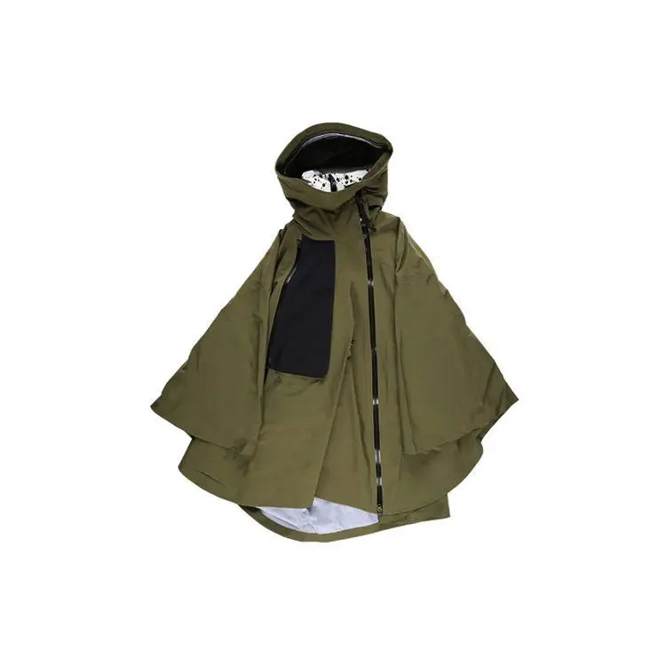 Giacca con cappuccio gilet due in uno serie ACG Nike da donna verde oliva AR4542-395 XS