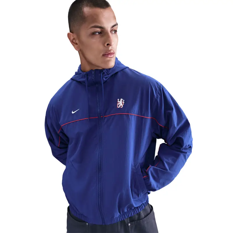 Giacca con cappuccio Nike Chelsea FC Club Bleu
