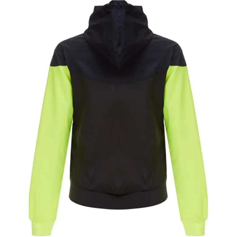 Giacca con cappuccio Nike Design Patchwork con Logo del Marchio Stampato Giacche da Donna Nera 545909-211 M miniatura 2