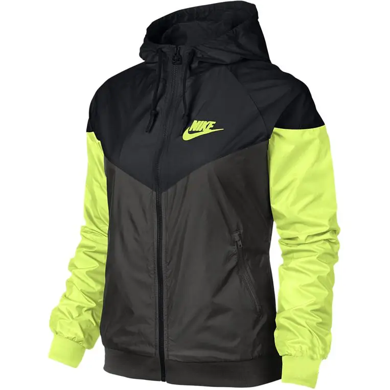 Giacca con cappuccio Nike Design Patchwork con Logo del Marchio Stampato Giacche da Donna Nera 545909-211 M