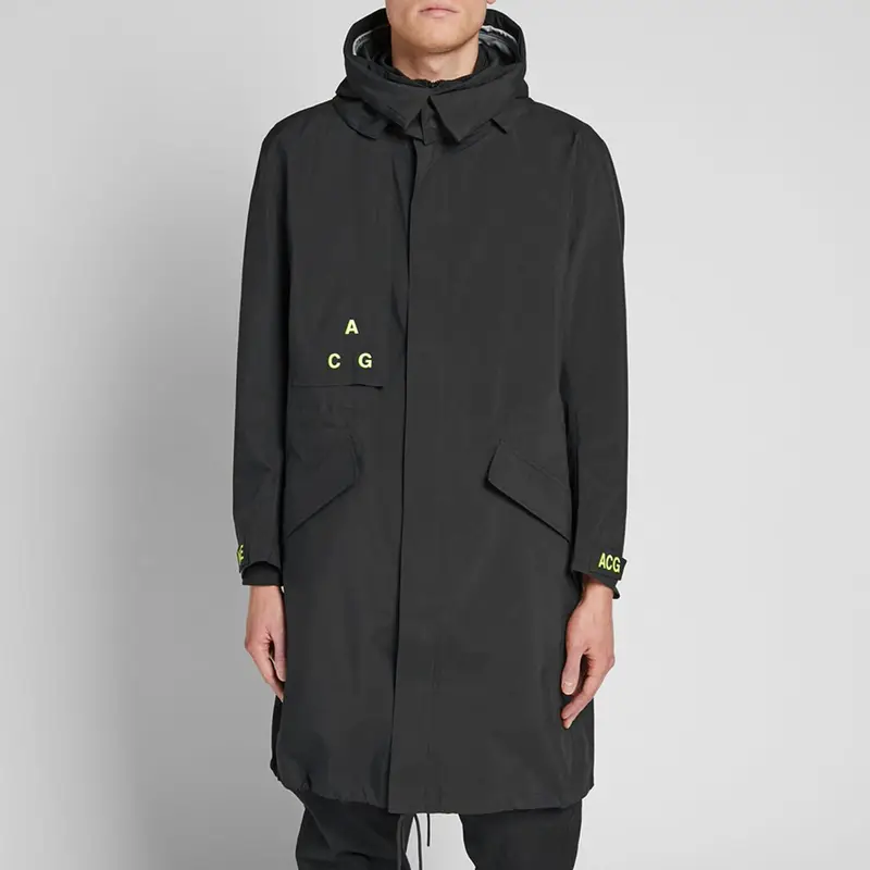 Giacca con cappuccio sportiva casual Nike ACG Lab Acg Gore-Tex da uomo giacche Nero AQ3516-010 XS miniatura 2