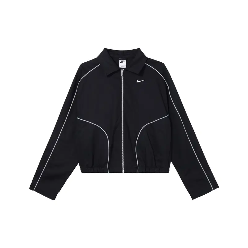 Giacca con Zip e Logo Nike Sportswear Giacca Donna Nera FN1941-010 XL