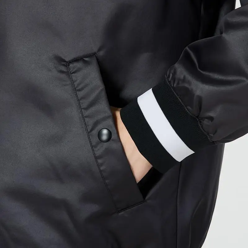 Giacca da baseball monopetto Nike DNA Therma-Fit da uomo, casual, sportiva, da esterno, nera, FZ0663010 4XL miniatura 4