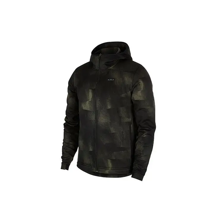 Giacca da Basket con Cappuccio Nike LeBron James Camouflage Uomo Capospalla Camouflage-Verde AV5897-355 L