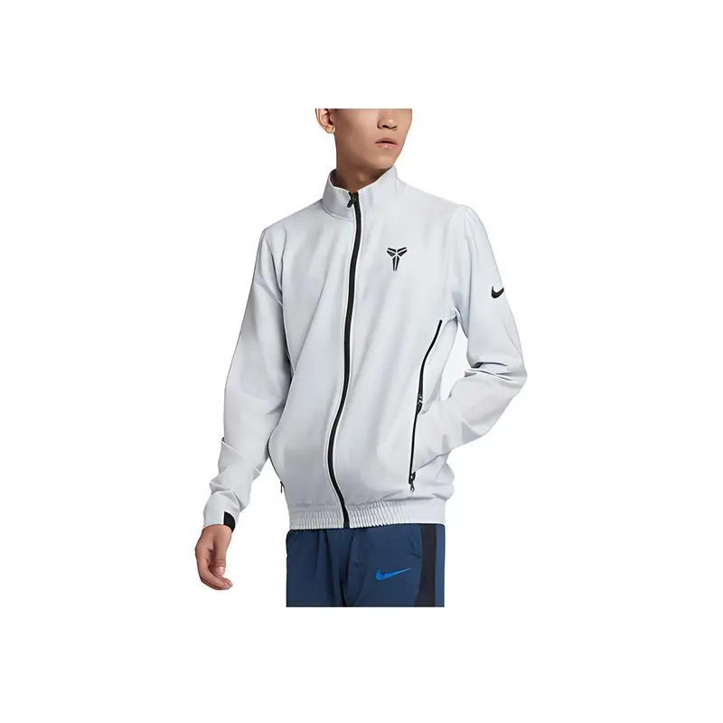 Giacca da Basket Nike Kobe Bryant con Zip e Collo Uomo Giacche Bianca AJ0374-043 XXXL