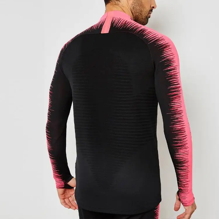 Giacca da Calcio Nike Paris Saint-Germain con Mezza Zip, Stagione 18-19 Giacca da Uomo Nero Rosa 894192-011 S miniatura 4