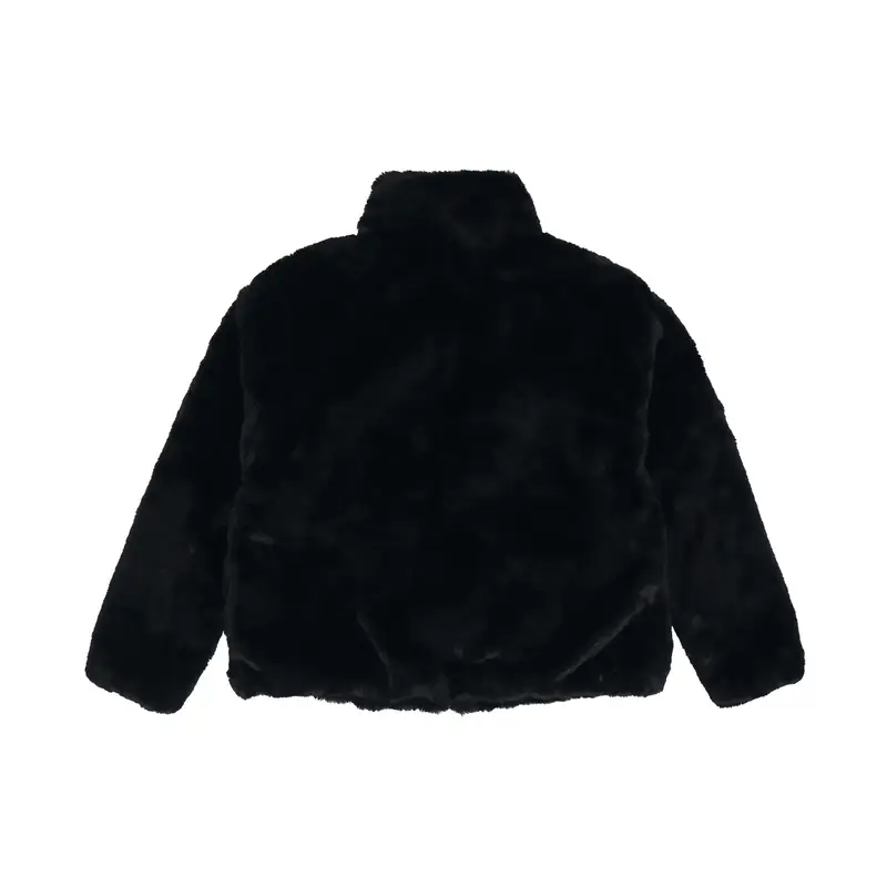 Giacca da donna Nike con logo Swoosh oversize (Dimensionamento dell Asia) Nero Fossil Donna Streetwear DO3792-010 S miniatura 5