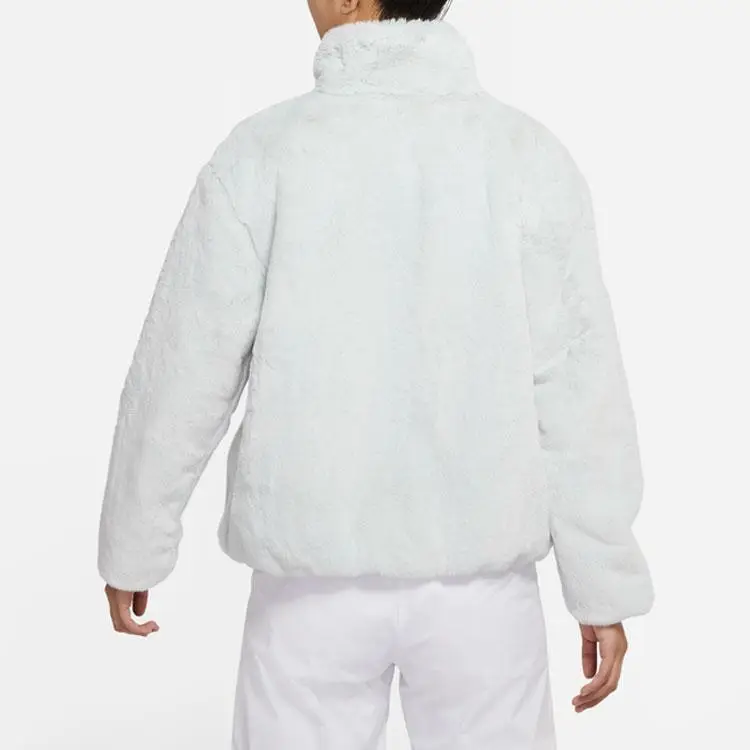 Giacca da donna Nike con logo Swoosh oversize (Dimensionamento dell Asia) Photon Dust Donna Streetwear DO3792-025 L miniatura 4