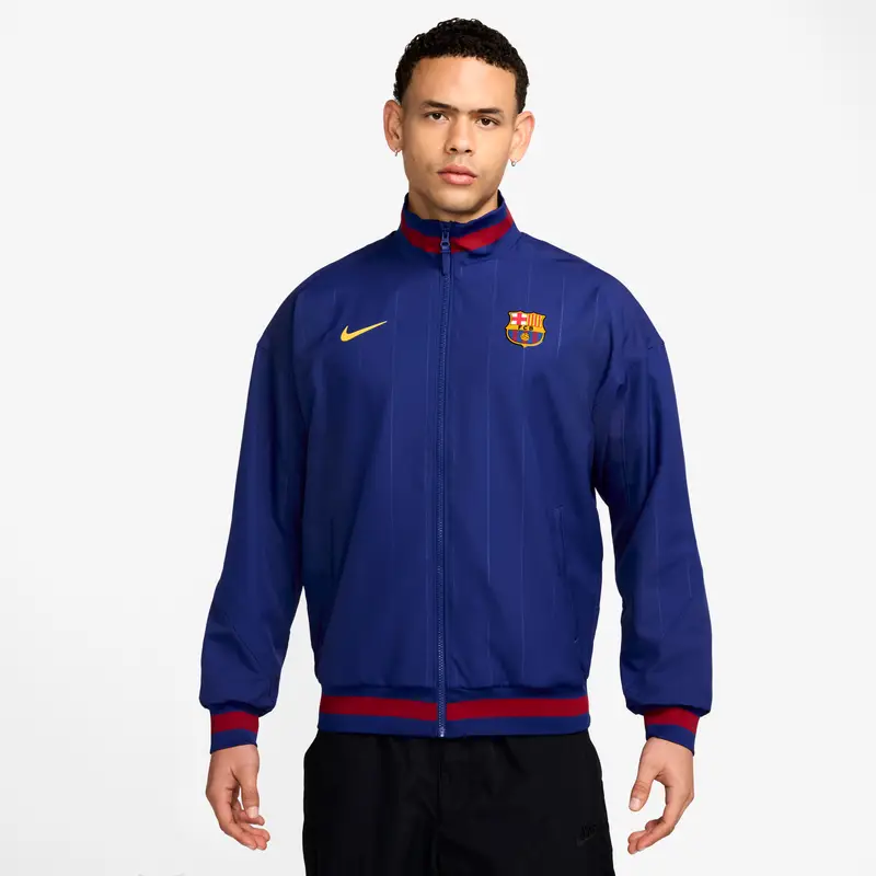 Giacca da jogging Casa FC Barcelona Strike 2025/26 Bleu