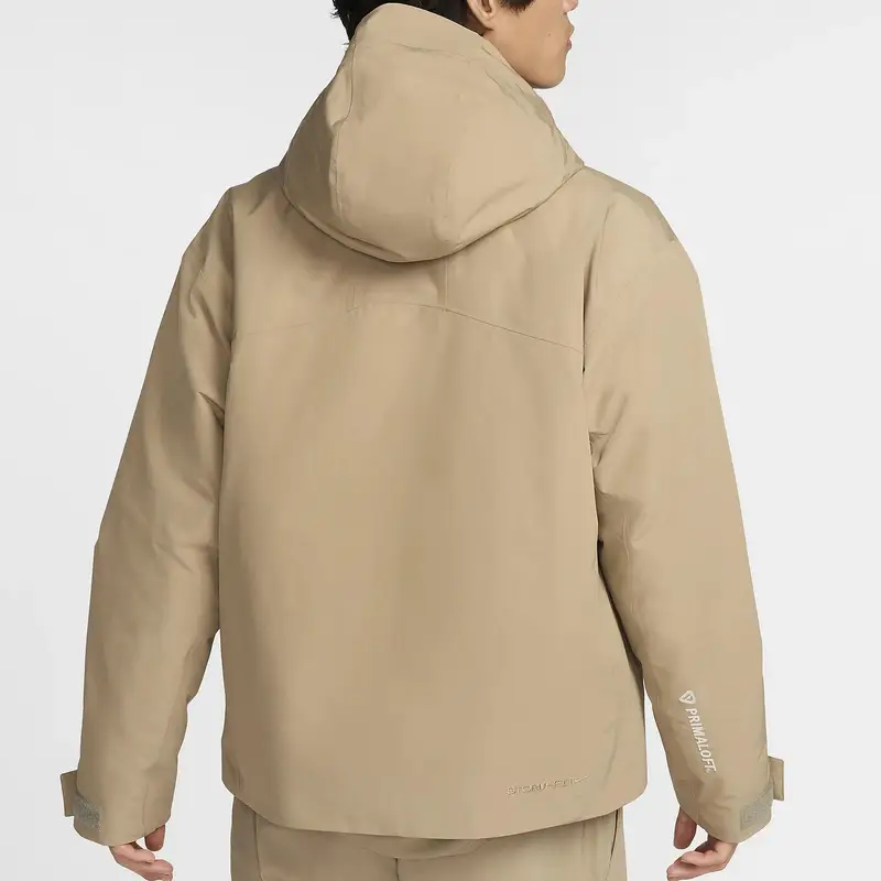 Giacca da lavoro con cappuccio e zip Nike ACG Storm-FIT PrimaLoft con logo Skull Peak per attività all aperto, casual, sportiva, da uomo, kaki FV8682-247 3XL miniatura 3