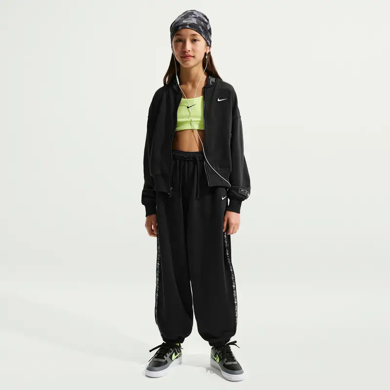 Giacca da ragazza Nike Sportswear Noir