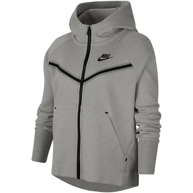 Giacca da tuta da bambina Nike Sportswear Tech Gris