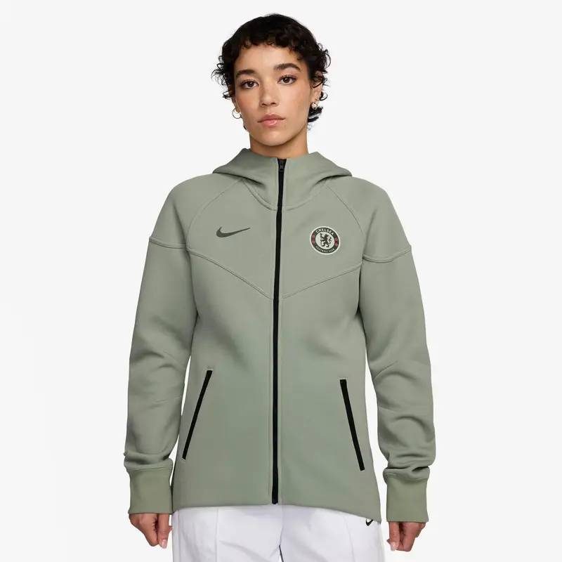 Giacca da tuta donna Chelsea Tech Windrunner 2025/26 Vert