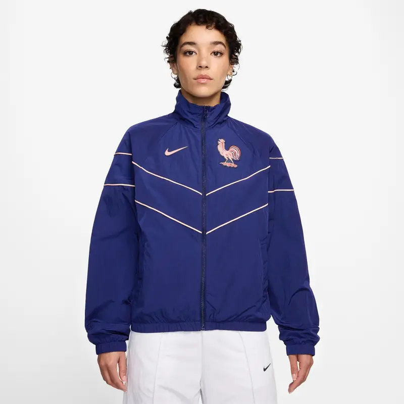 Giacca da tuta donna Francia Windrunner Bleu