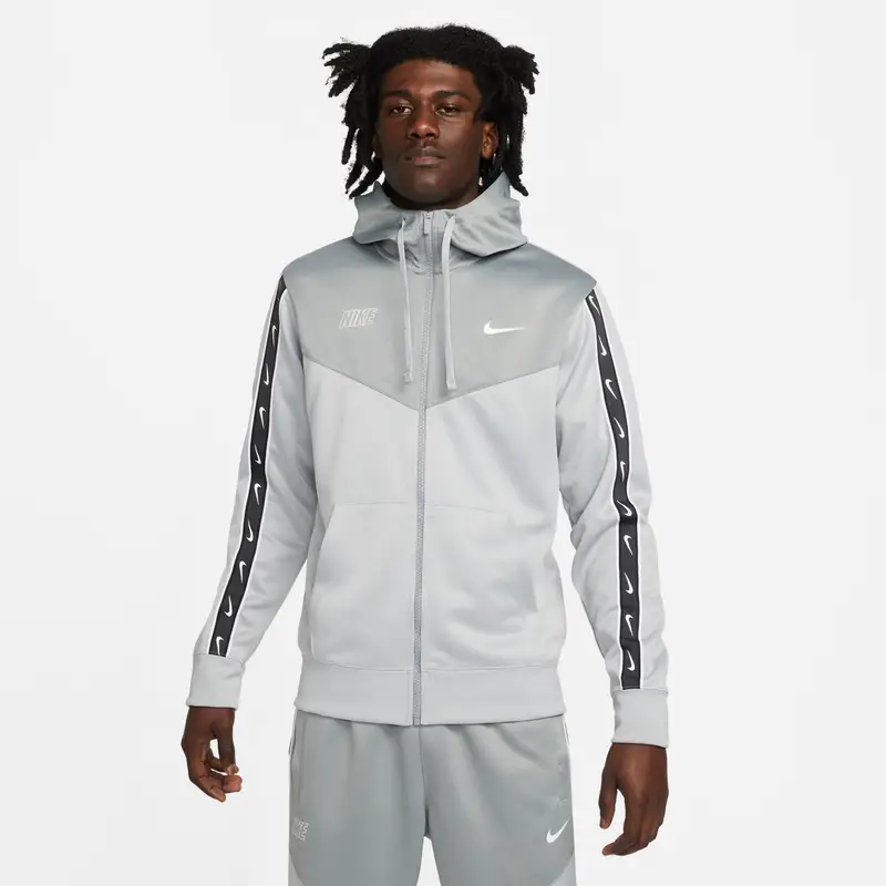 Giacca da tuta Nike Sportswear Repeat Gris