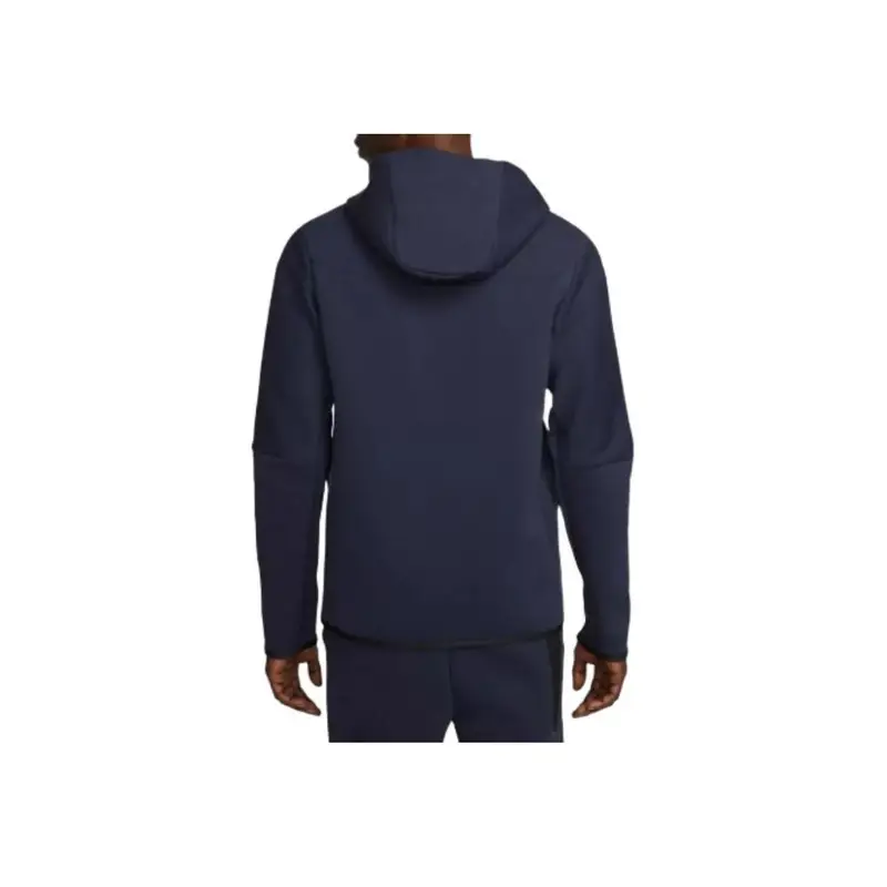 Giacca da Uomo Nike con Cappuccio e Doppia Zip, Vestibilità Aderente, Manica Lunga, Fantasia Logo Nike, Blu DV4829-459 XL miniatura 3