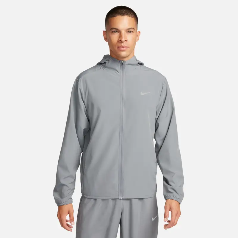 Giacca della tuta con cappuccio Nike Form Gris