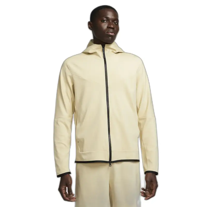 Giacca della tuta con zip integrale Nike Tech Lghtwht Beige