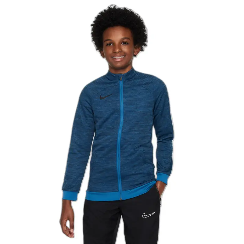 Giacca della tuta da ginnastica per bambini Nike Dri-FIT Academy Mat Nov Bleu
