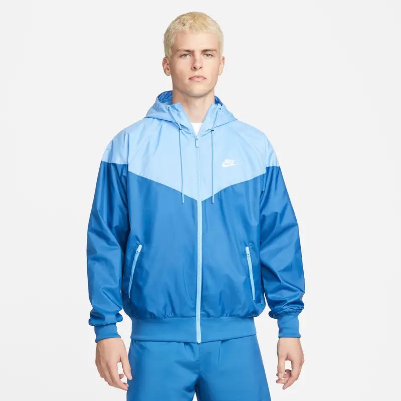 Giacca della tuta Nike Sportswear Heritage Essentials Windrunner Bleu