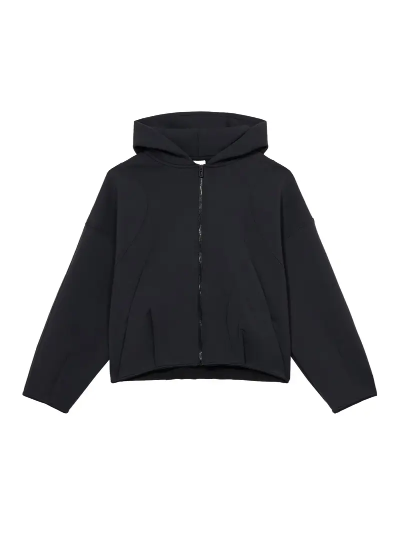 Giacca di felpa sportiva nero