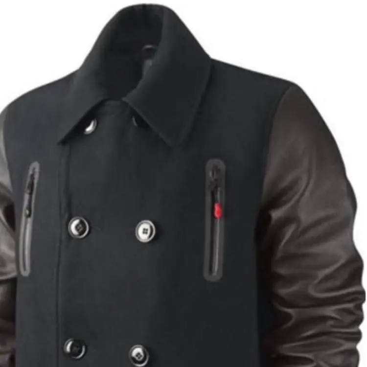 Giacca Doppiopetto Color Block Nike Uomo Giacche Nero 507703-010 L miniatura 2