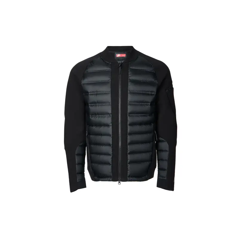 Giacca Imbottita con Zip e Collo Alto Color Block Nike Uomo Capispalla Nero 806846-010 L