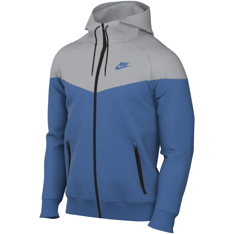 Giacca impermeabile con cappuccio Nike Heritage Essentials Bleu