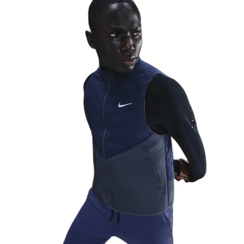 Giacca impermeabile con dettagli riflettenti Nike Therma-FIT Repel Bleu