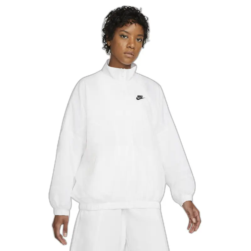 Giacca impermeabile da donna Nike Essential Blanc